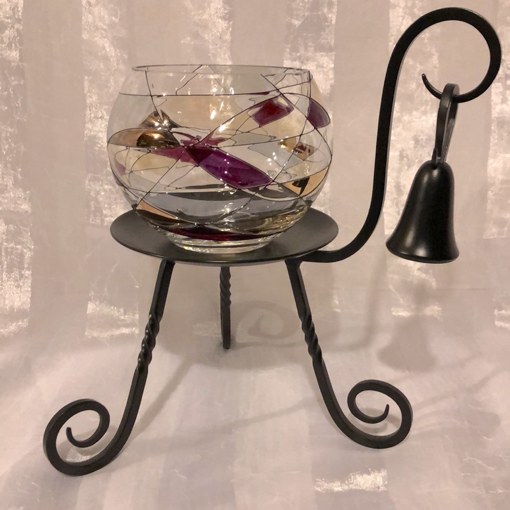 PartyLite  Base & Calypso Mosaic Candle Holder